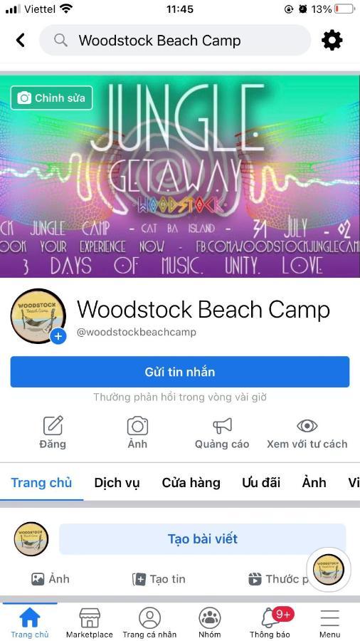 Woodstock Beach Camp Hien Hao Екстериор снимка